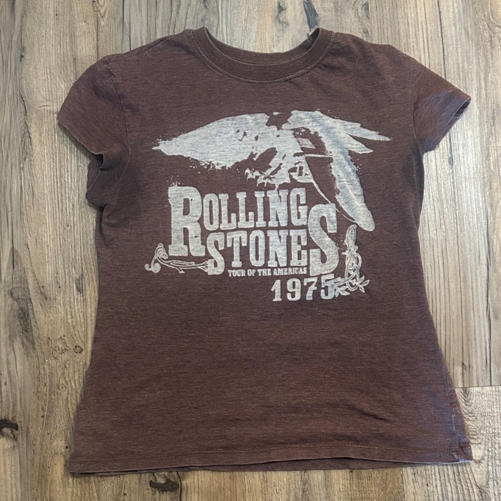 Brown Women’s Rolling Stones Graphic T-Shirt
